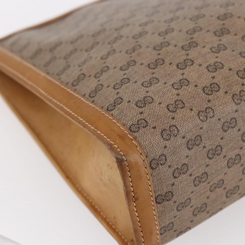 GUCCI Micro GG Supreme Clutch Bag PVC Beige 17 039 1995 Auth 146941 - Picture 15 of 16